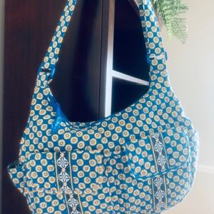 Vera Bradley blue/yellow handbag